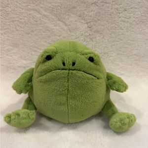 NWT Jellycat Ricky Rain Frog - Medium 7” Grumpy Plush